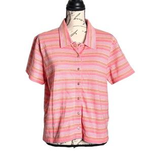 Vintage 80s-90s Liz Claiborne Liz Wear Striped Top